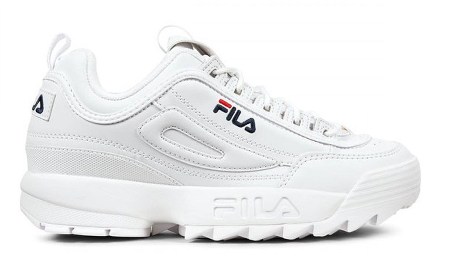 scarpe fila alte bianche