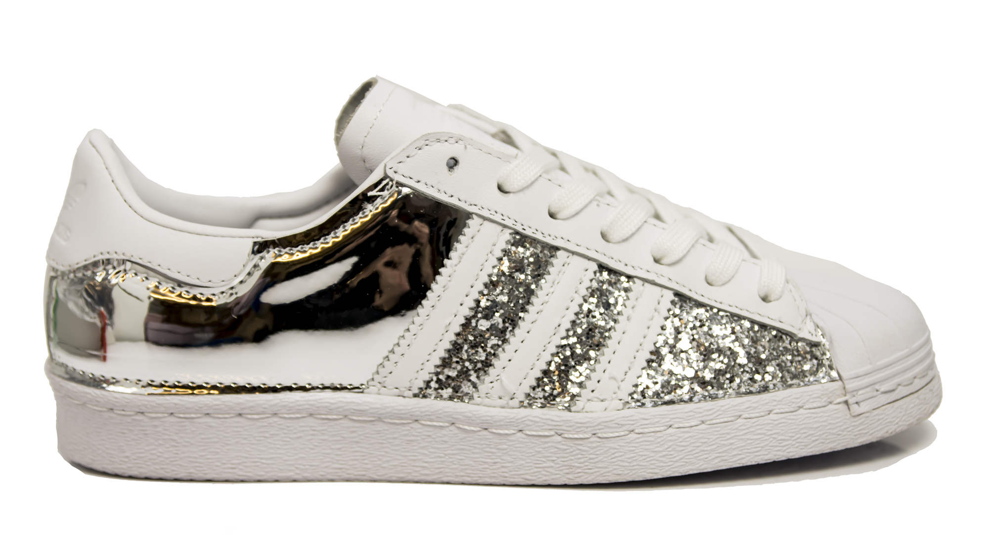 adidas superstar glitzer sneaker