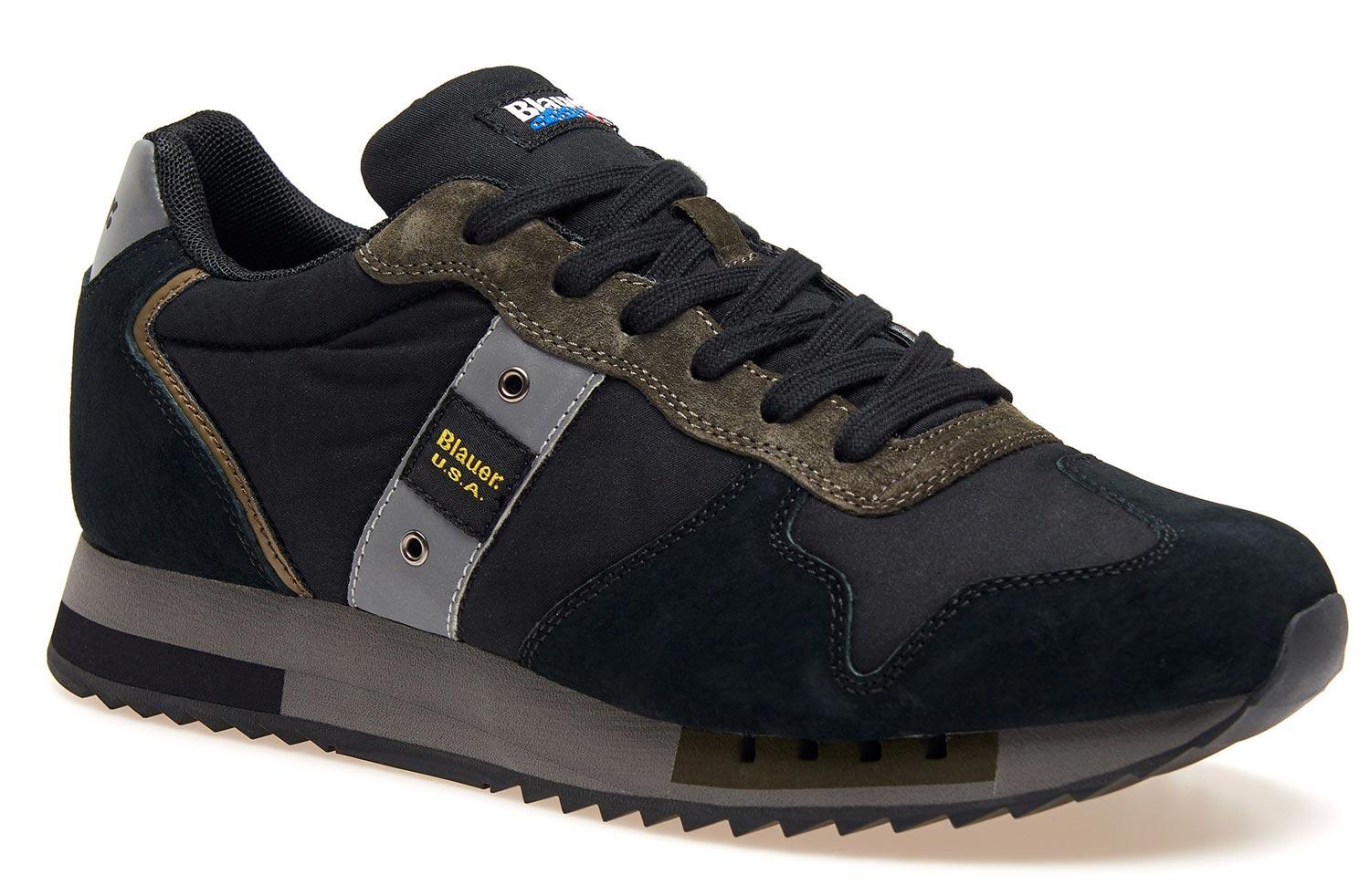 Sneaker Blauer \"QUEENS 01\" scarpe sportive uomo nero 